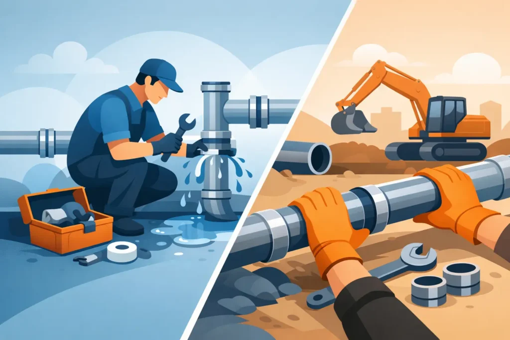 Pipe Repair: Fix Fast or Replace?
