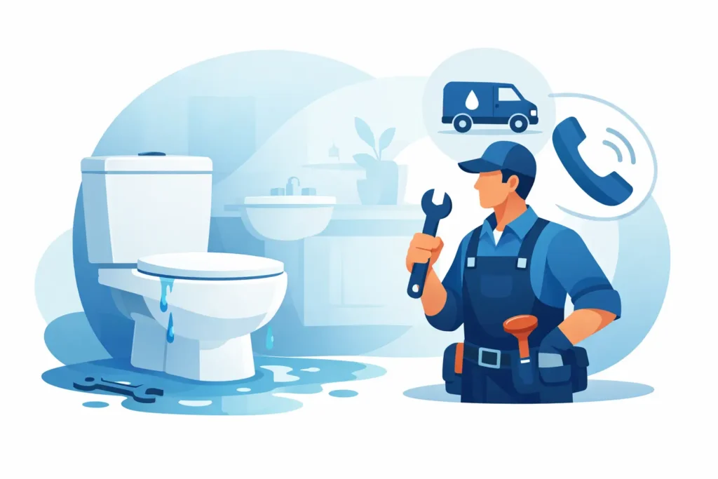 When to Call a Toilet Leak Repair Service