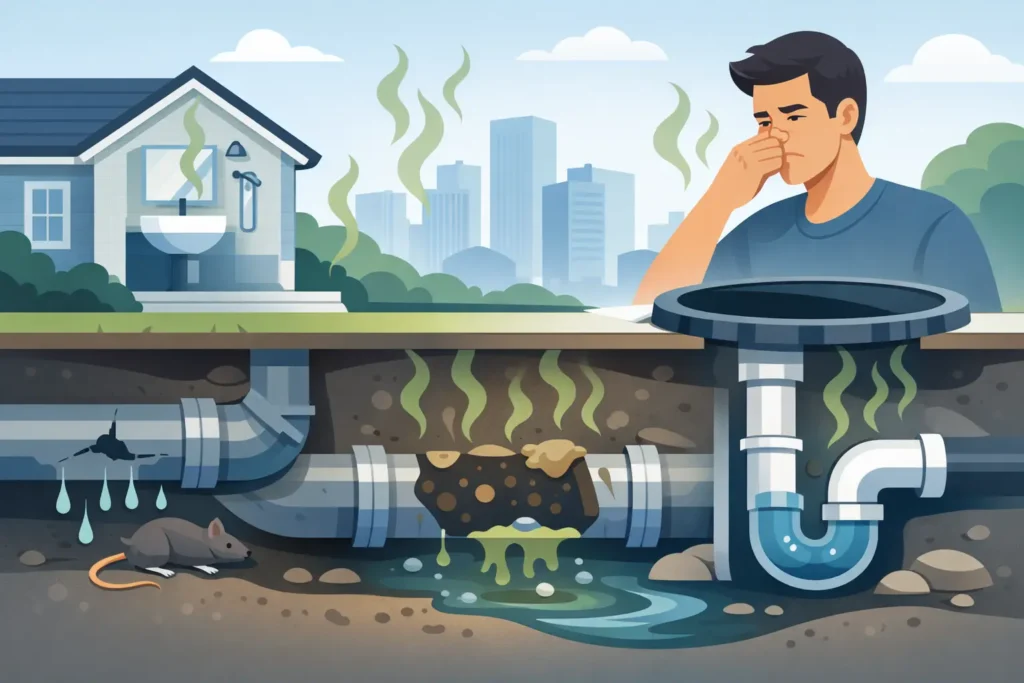 Why Does My Sewer Smell? Common Causes