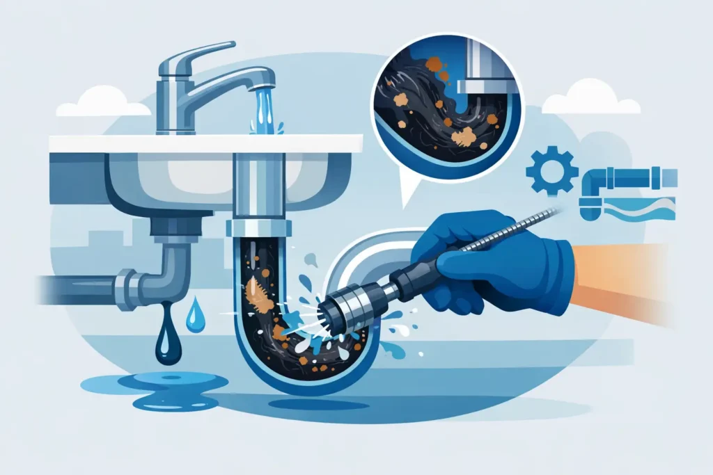 Drain Cleaning That Solves the Real Problem