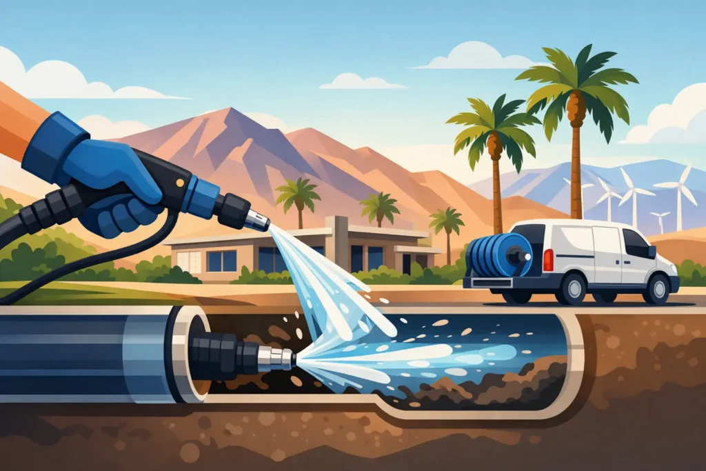 Drain Hydro Jetting Near Me in Palm Springs & Palm Desert