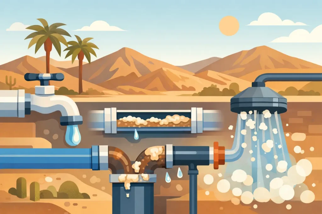 Hard Water Plumbing Problems in Coachella Valley