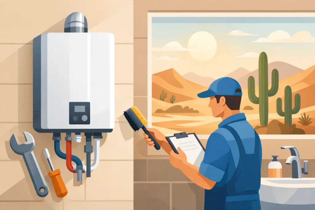 How to Maintain Tankless Heaters in Desert Homes