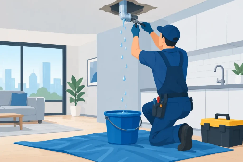 Apartment Leak Repair That Stops Damage Fast
