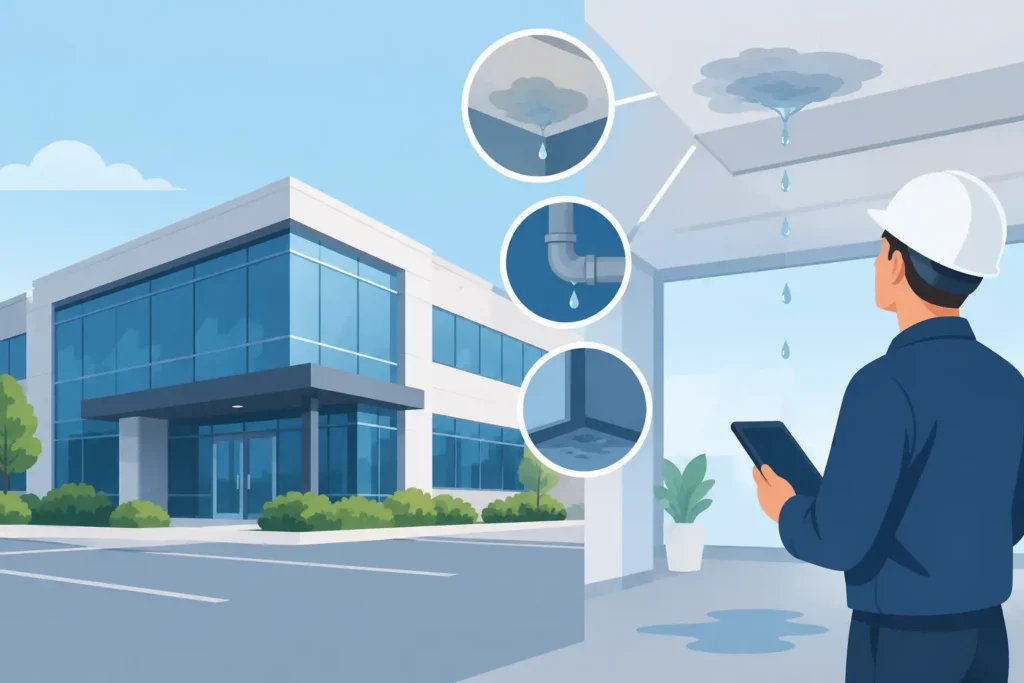 Commercial Leaks: Early Signs That Protect Property