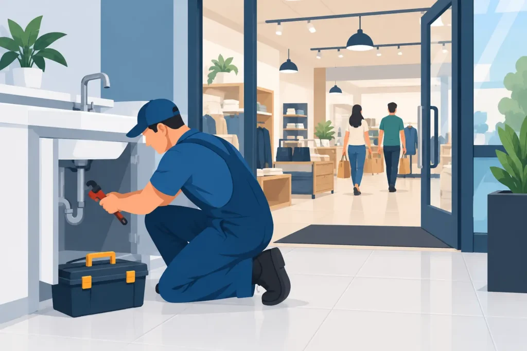 Retail Plumbing Repair That Keeps Doors Open
